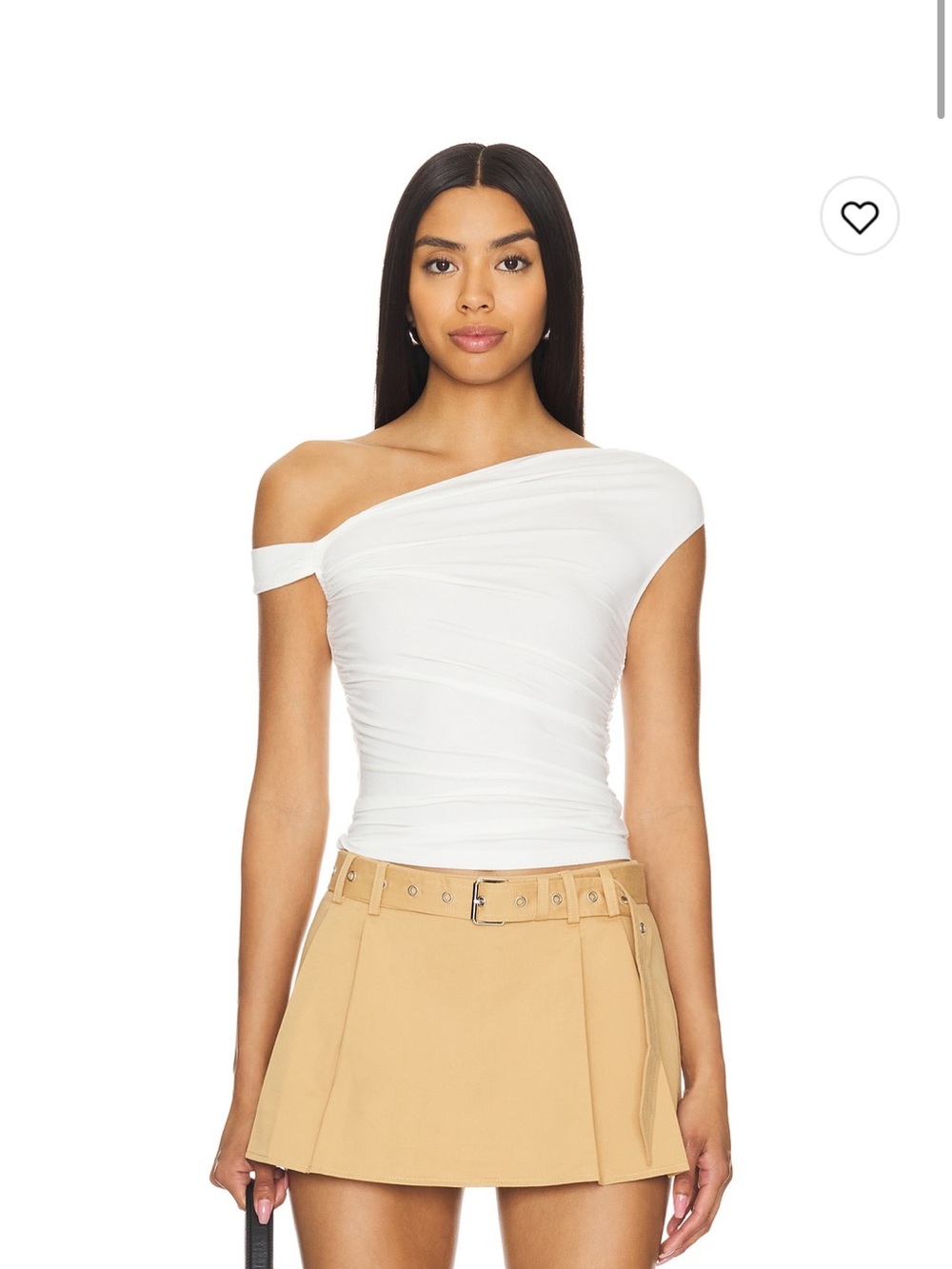 Brand New Superdown Off-Shoulder White Women's Top